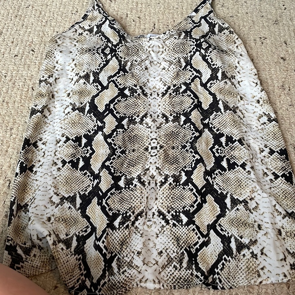 snake skin tank